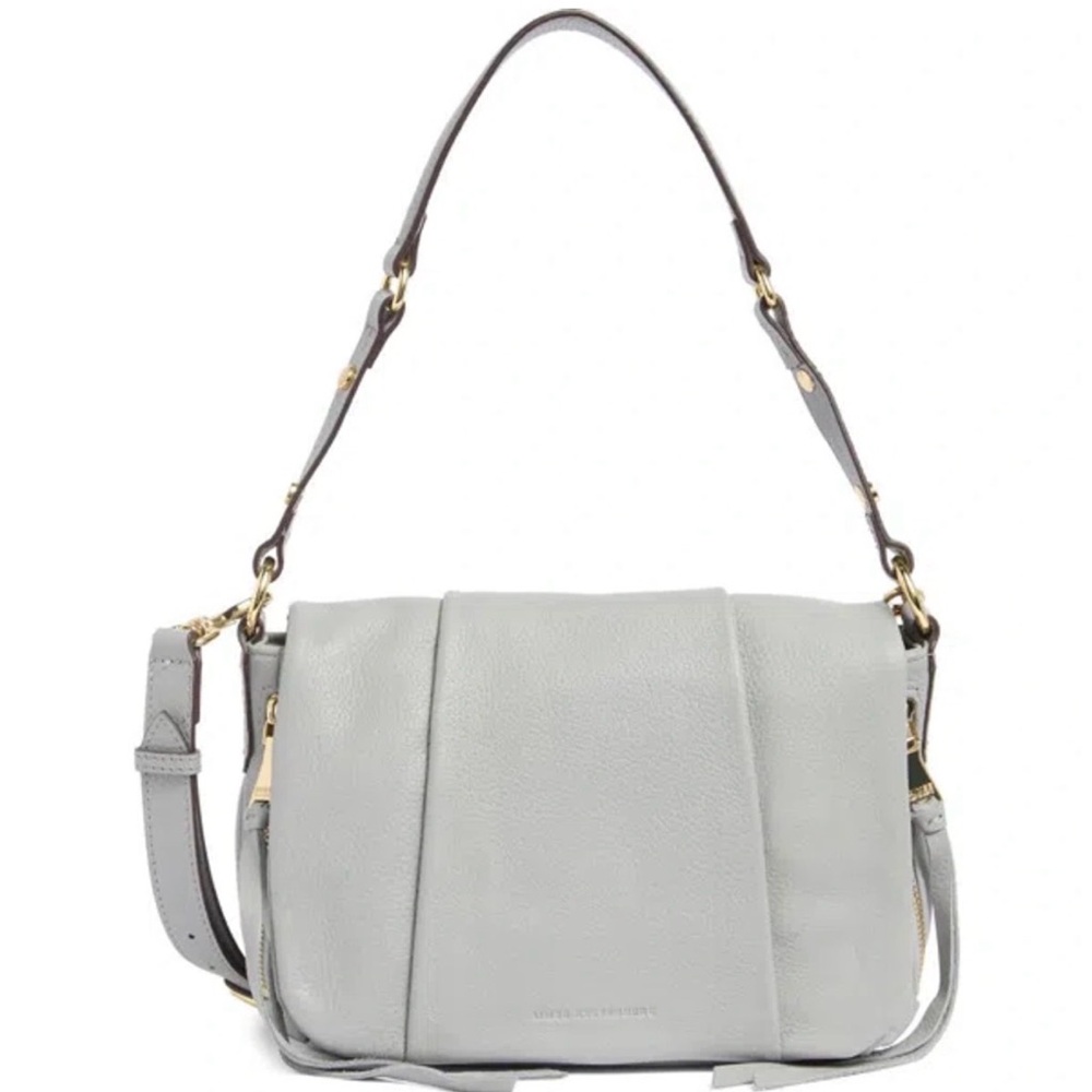 Aimee Kestenberg Gray Leather Shoulder Bag - Women